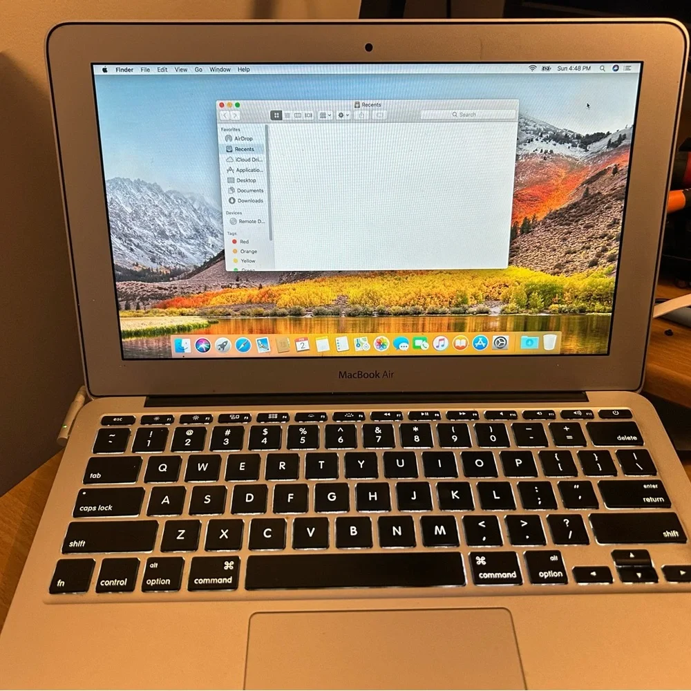 Apple Silver MacBook Air Sleek Design Powerful Performance
